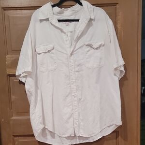 Merona White Casual Button Down Shirt